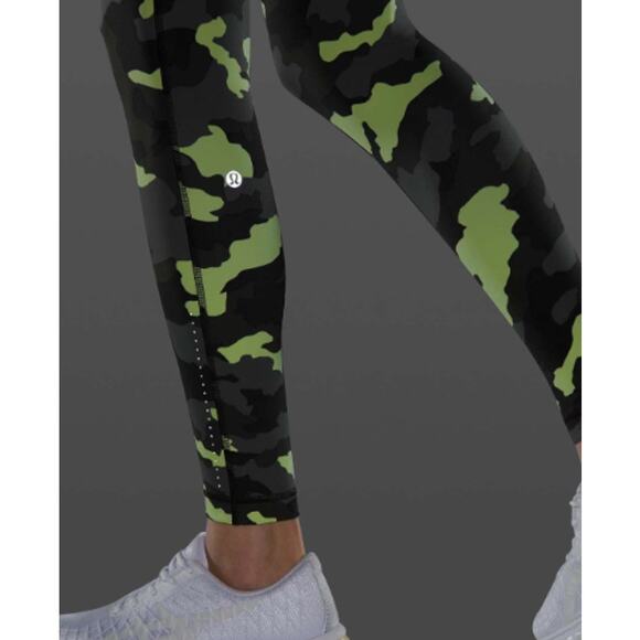 Lululemon Swift Speed High-Rise Tight 28" Heritage 365 Camo Crispin Green Multi - Picture 5 of 15